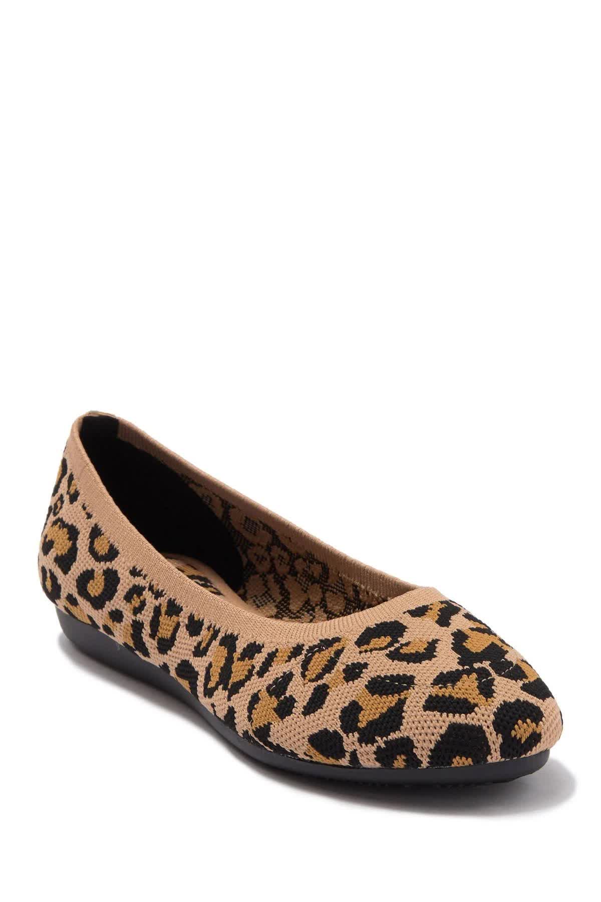 Steven by Steve Madden Bandour Patterned Ballet Flat, Size 8 - Leopard at Nordstrom Rack