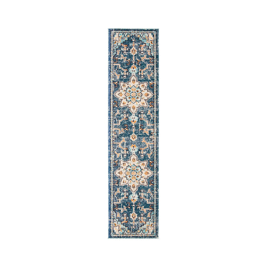 Safavieh MAD473M-216 2 ft. 2 in. x 16 ft. Madison 400 Runner Rug Blue Light Blue