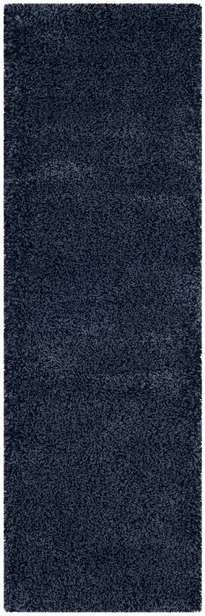 Safavieh Santa Monica Shag Sgn725-7070 Navy Rug 2&3x22 x 11& Runner