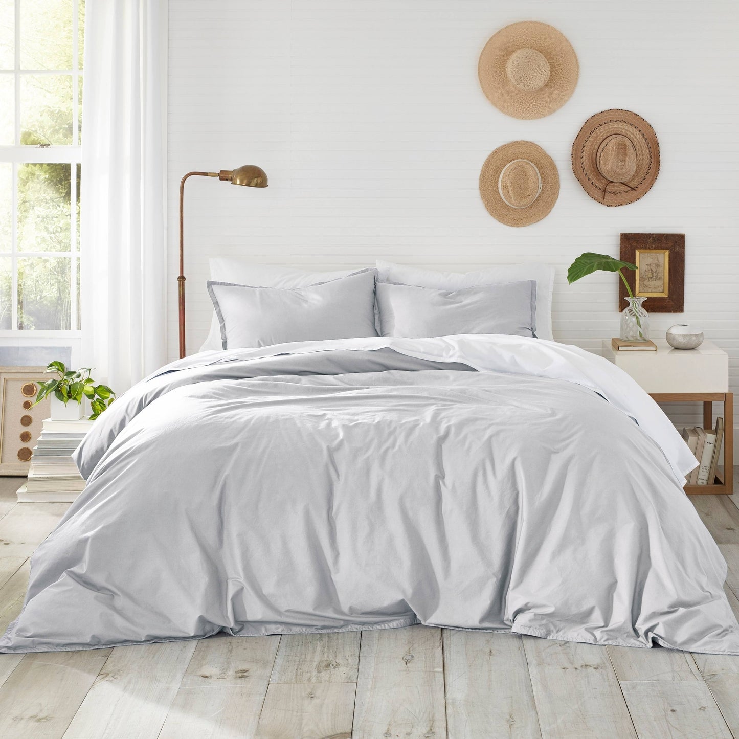 Atelier Martex Sateen Twin White Duvet Cover