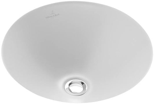 Villeroy Boch Loop Friends Undercounter Basin, Round White, with Overflow 61804301