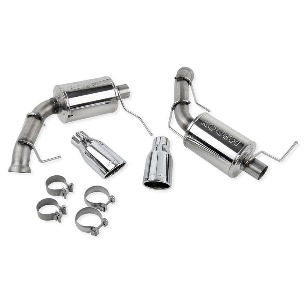 Roush Performance 421145 2011-14 Exhaust Kit, Dual Axle-Back w/ Round