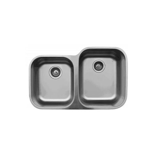 U-6040L Stainless Steel Small/Large Bowl Undermount Sink