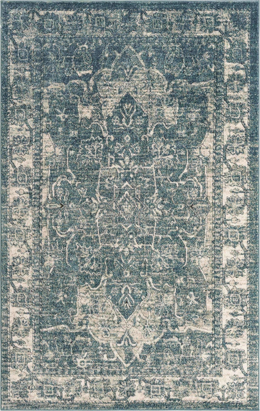 Unique Loom Isabella Adjani Area Rug - 5 0 x 8 0 - Blue/5 0 x 8 0