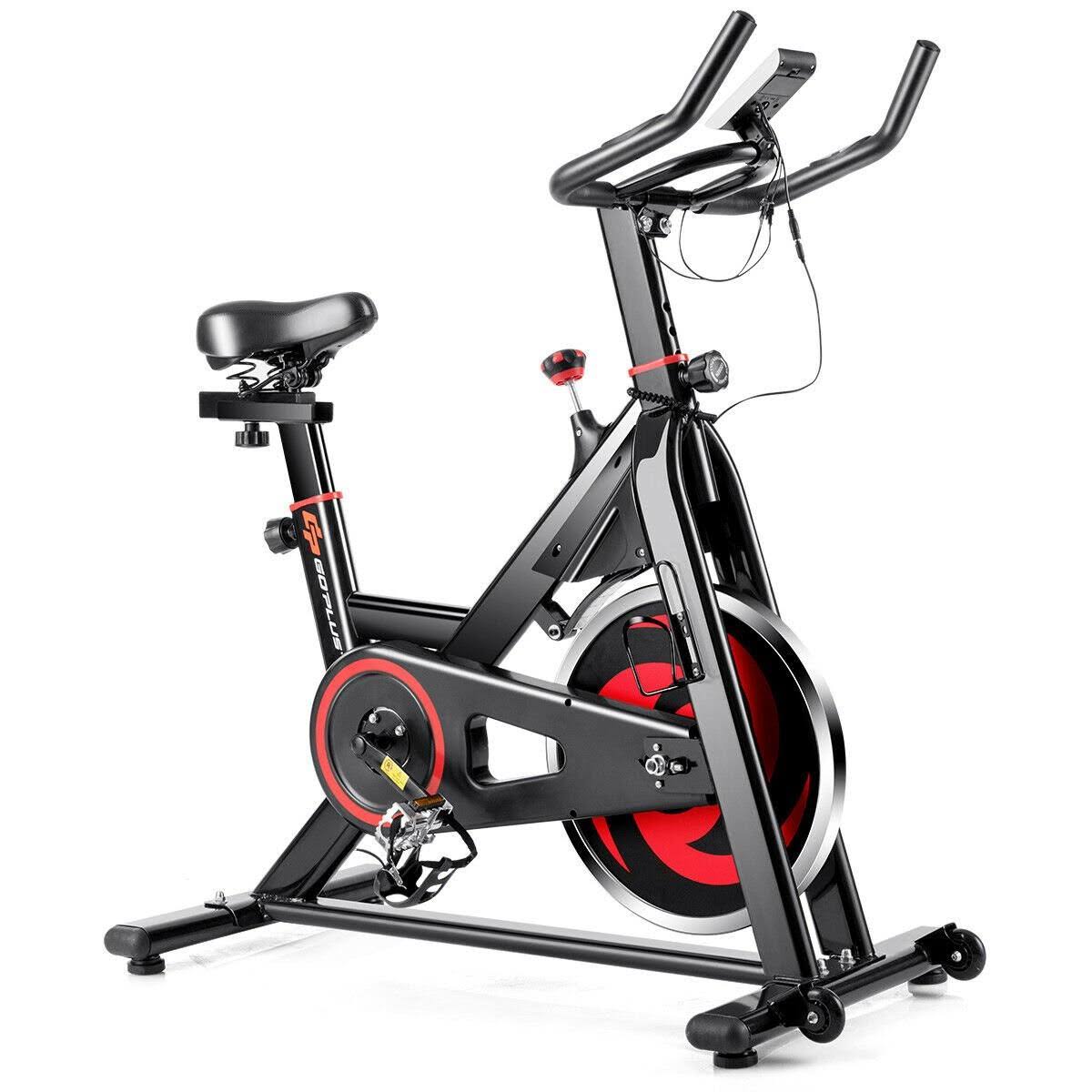 Costway 30 lbs Home Gym Cardio Exercise Magnetic Cycling Bike