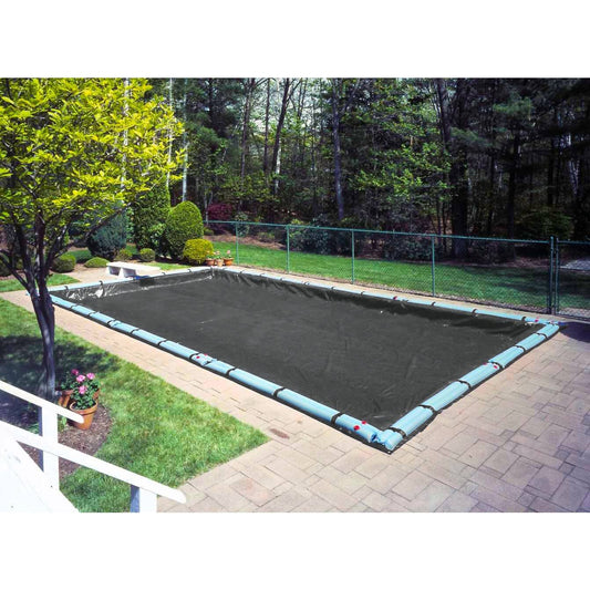 Pool Mate Heavy-Duty Black Mesh 10-Year In-Ground Winter Swimming Pool Cover - 382545R-PM