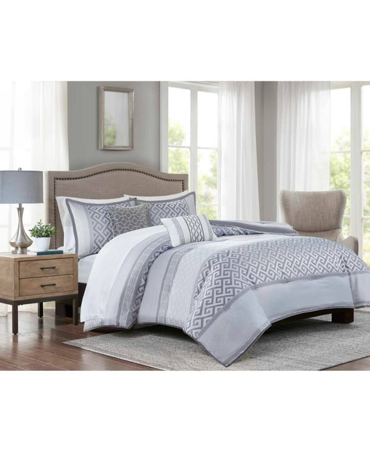 Addison Park Bennett Grey Queen 9-Pc. Comforter Set - Grey