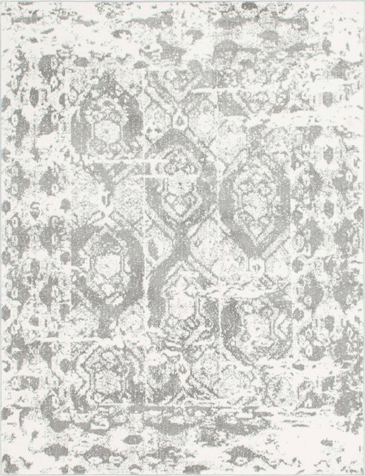 Unique Loom Piazza Rosso Rug, Light Gray (8 0 x 10 0)