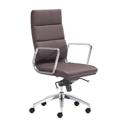 Zuo Engineer High Back Office Chair | Espresso