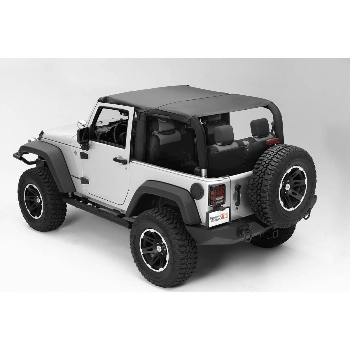 Rugged Ridge 13579.11 - Mesh Island Top 10-18 Jeep Wrangler JK